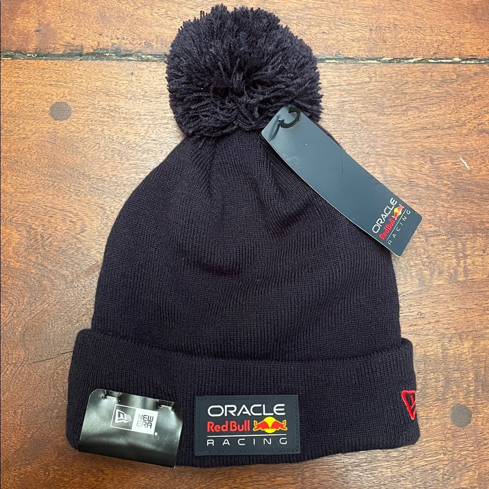 New Era ORACLE Racing Dark Blue Beanie Cap